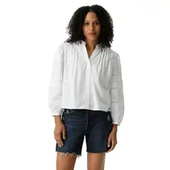 LEVIS - Blusa Mujer Mandy Ls Blouse Blanco