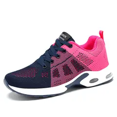 BLWOENS - Zapatillas casuales antideslizante mujer zapatos -rosa