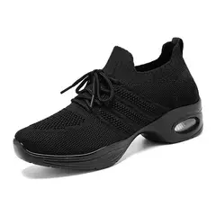 BLWOENS - Zapatillas casuales antideslizante mujer zapatos -negro