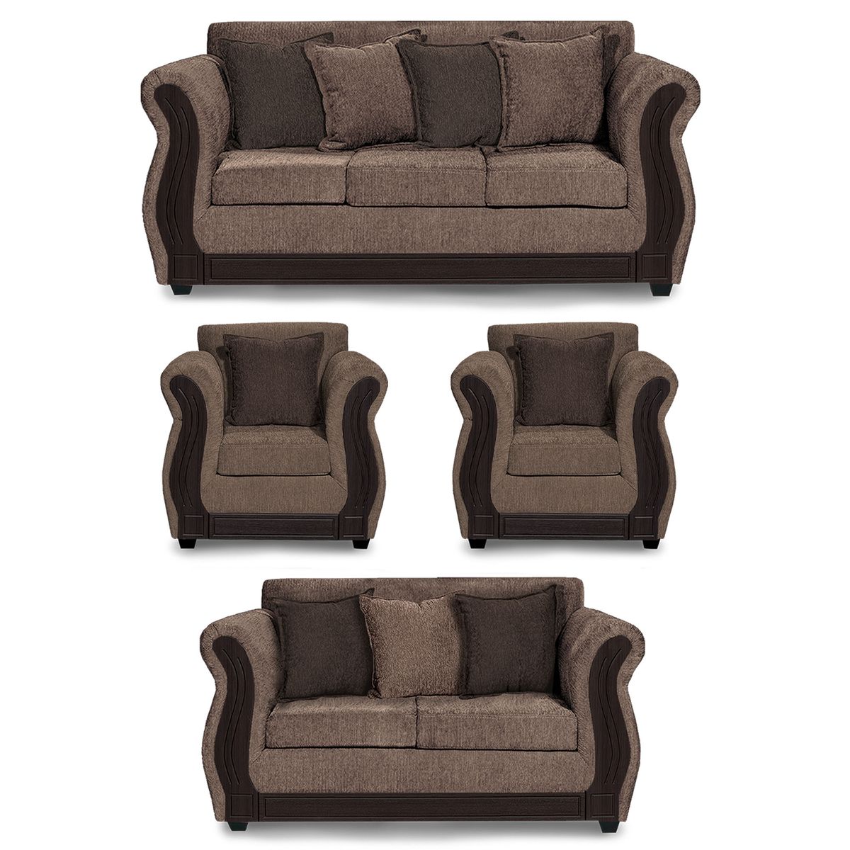 ADONIS LEUDH - Living 3+2+1+1 Caburgua Chenille