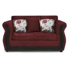 ADONIS LEUDH - Sofá 2 Personas Caburgua Chenille Rojo