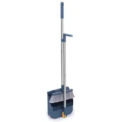 GENERICO - Escoba Con Pala Con Limpiador Pelos Pelusas