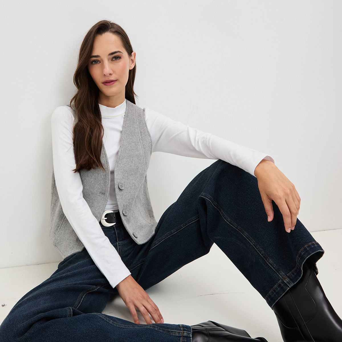 IO - Blazer Gris Mujer Io