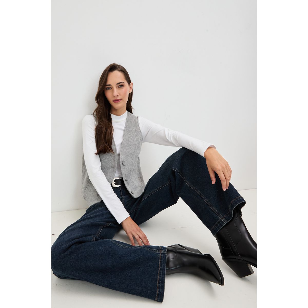 IO - Blazer Gris Mujer Io