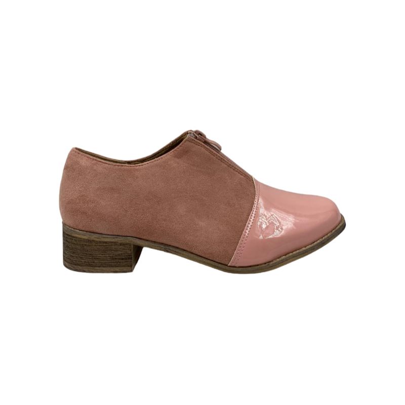 HERIEL - Zapato Rosado Bajo Mujer.