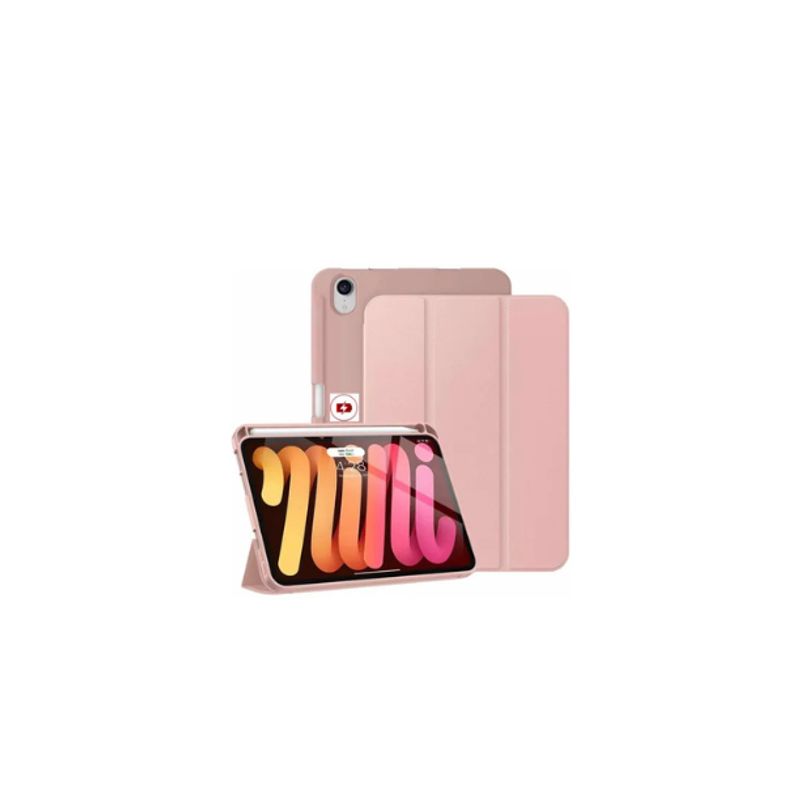 GENERICO - Carcasa Smart Cover Para iPad mini 6 + Ranura Lápiz
