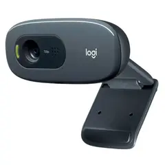 LOGITECH - Webcam - HD C270 - 1280 x 720 - Audio - USB 2.0 - Black.