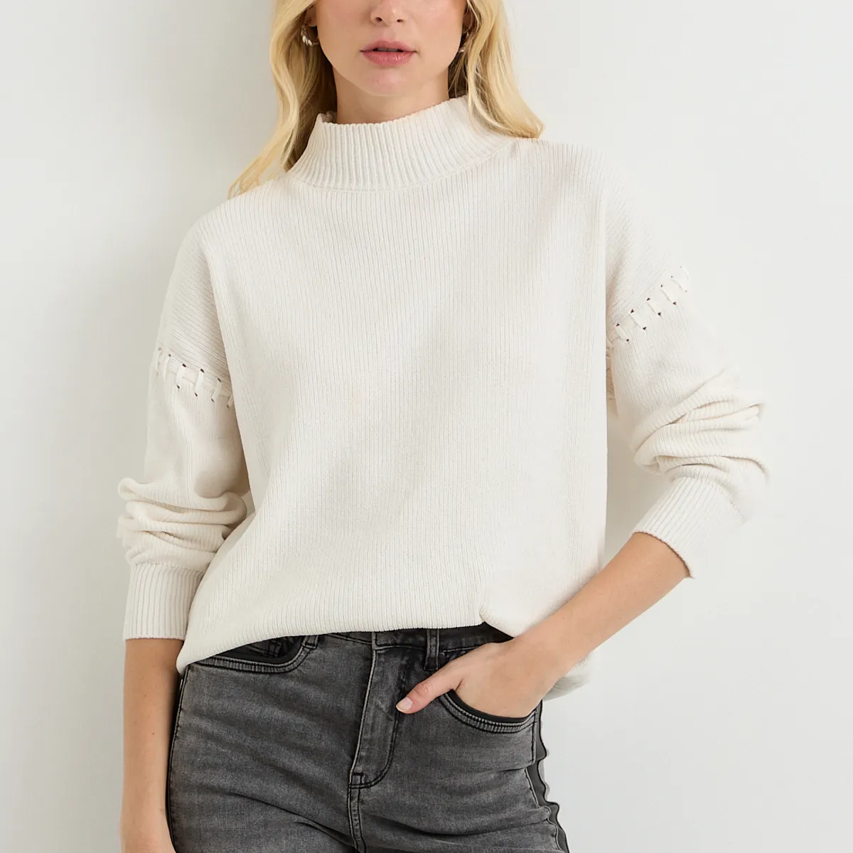 ASH - Sweater Crudo Mujer Ash