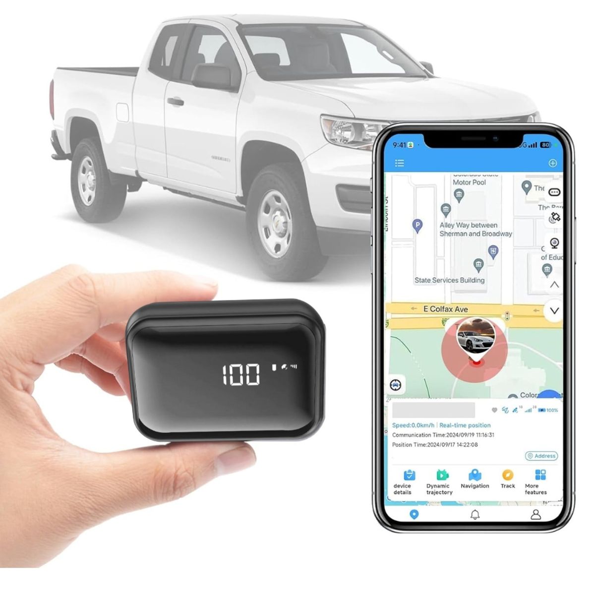 GENERICO - 4g Rastreador Auto Localizador Gps Para Vehiculos Portátil C