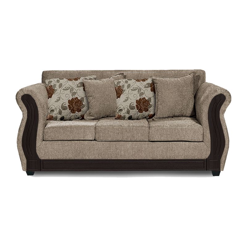 ADONIS LEUDH - Sofá 3 Personas Caburgua Chenille Beige