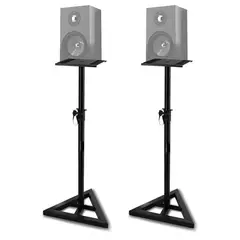 GENERICO - Par Atril Parlantes Monitor Estudio Soporte Altavoces Negro