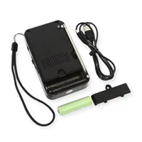 Radio Portatil Bolsillo Am Fm Antena Recargable Usb y Pila
