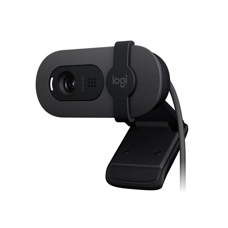 LOGITECH - Webcam - Logitech BRIO 100 - Full HD 1080p - Grafito