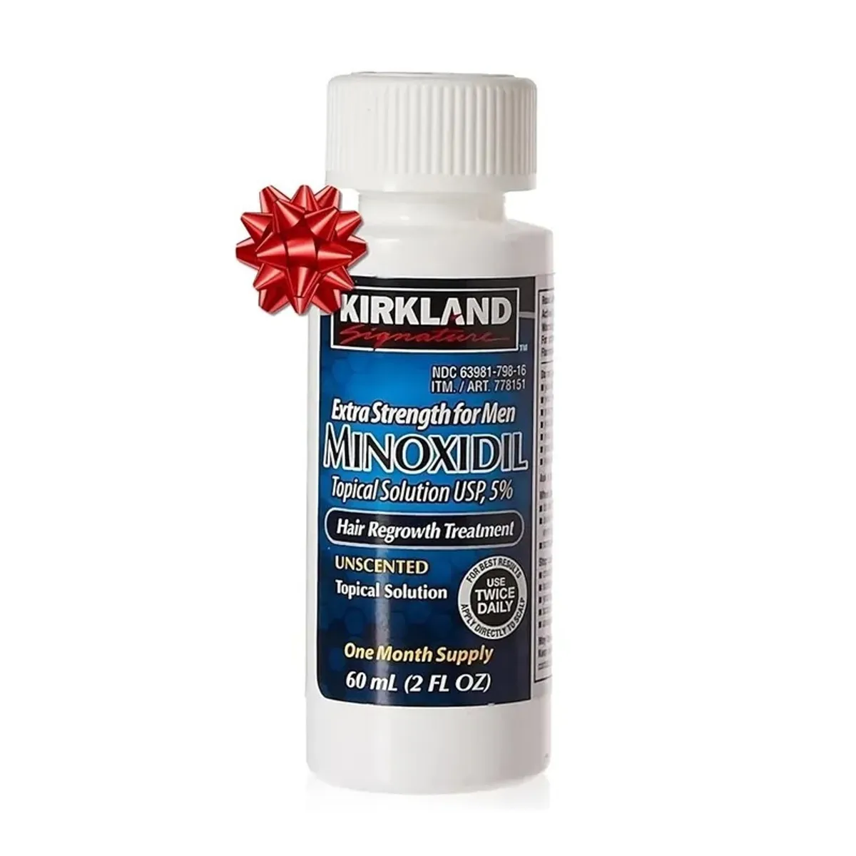 KIRKLAND - Minoxdil Kirkland 60ml Crecimiento Cabello Extrafuerte Usp5%