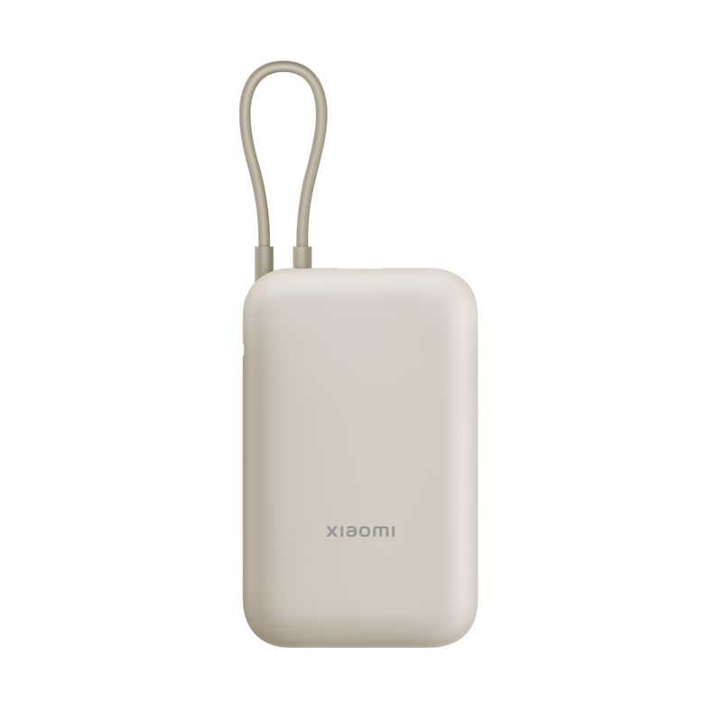 XIAOMI - Xiaomi Power Bank 10000mAh Integrated Cable Tan