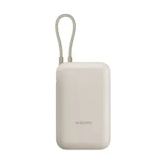XIAOMI - Power Bank 10000mAh Integrated Cable Tan