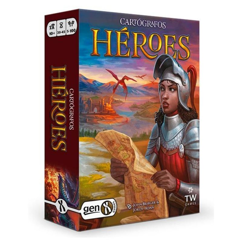 GEN X GAMES - Cartógrafos Héroes - Juego de mesa