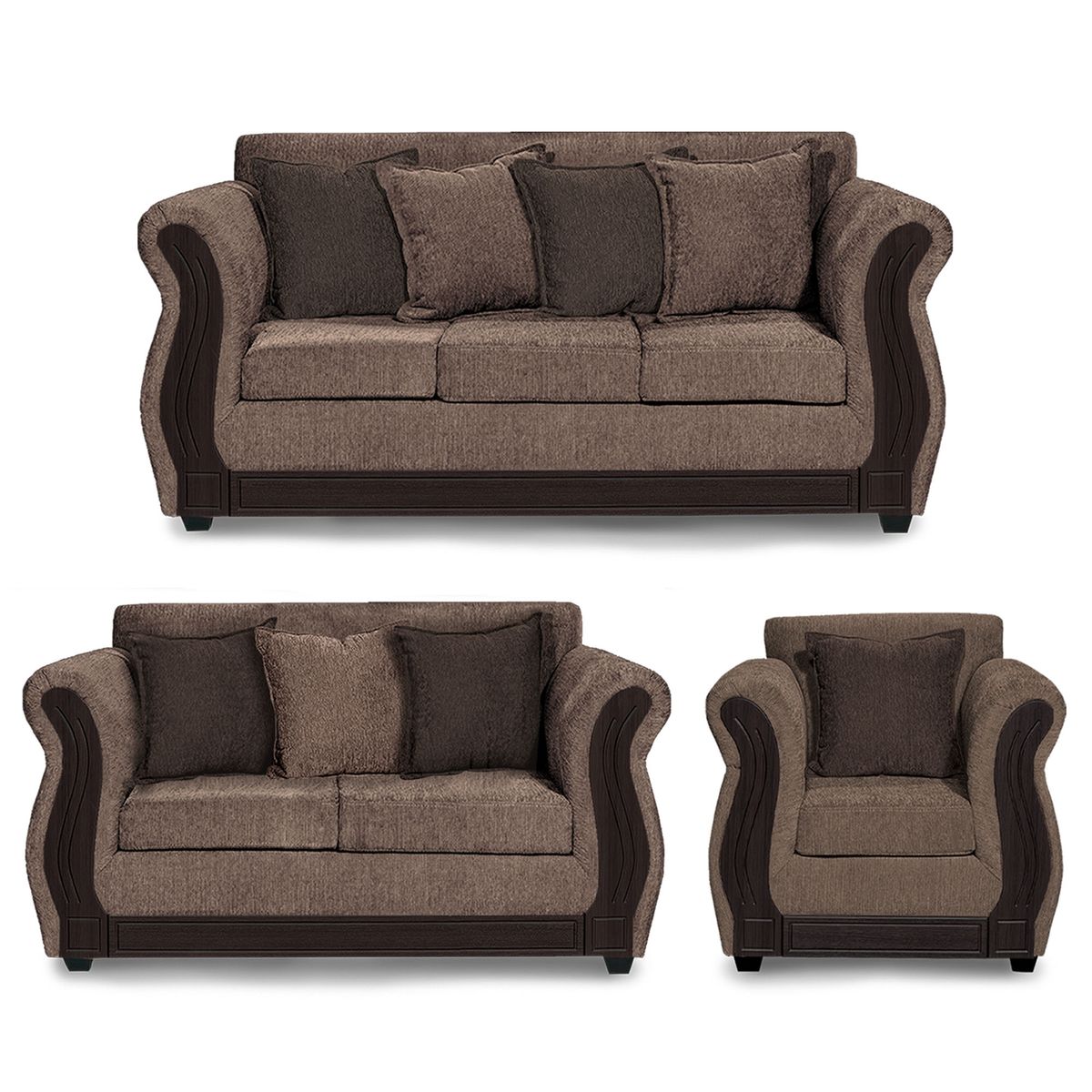 ADONIS LEUDH - Living 3+2+1 Caburgua Chenille