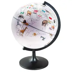 GENERICO - Globo Terráqueo Para Pintar 28 Cm. Globedu003