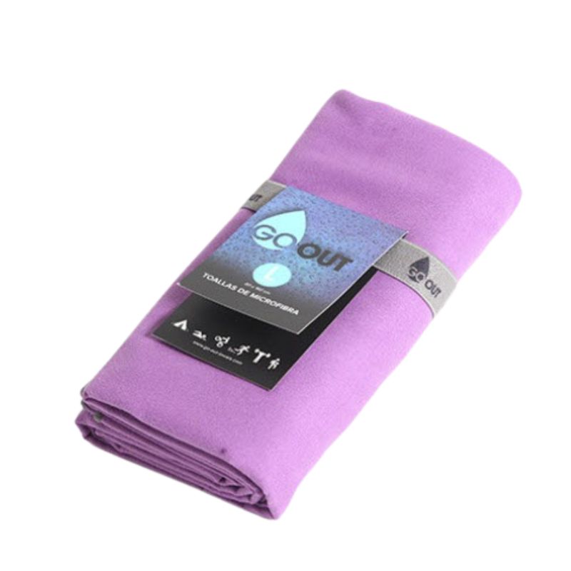 GO OUT - Toalla Go Out Microfibra 80x160 cm Color Violeta