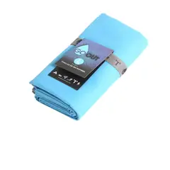 GO OUT - Toalla Microfibra 80x160 cm Color Celeste