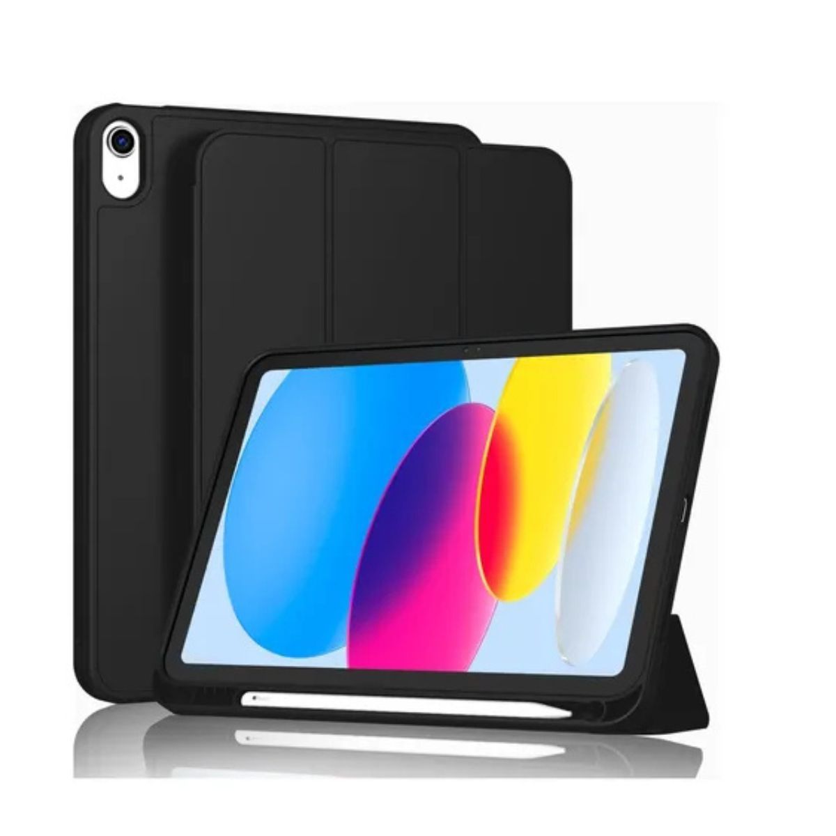 GENERICO - Funda smart cover para iPad air 10.9 con soporte de lápiz.