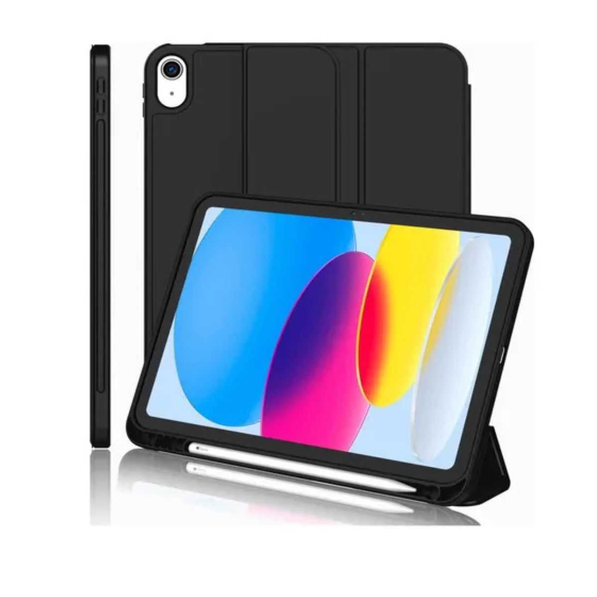 GENERICO - Funda smart cover para iPad air 10.9 con soporte de lápiz.