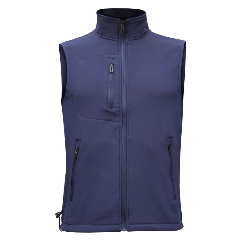 ANDESLAND OUTDOOR APPAREL - Chaleco Softshell Chilote Azul Oscuro Hombre