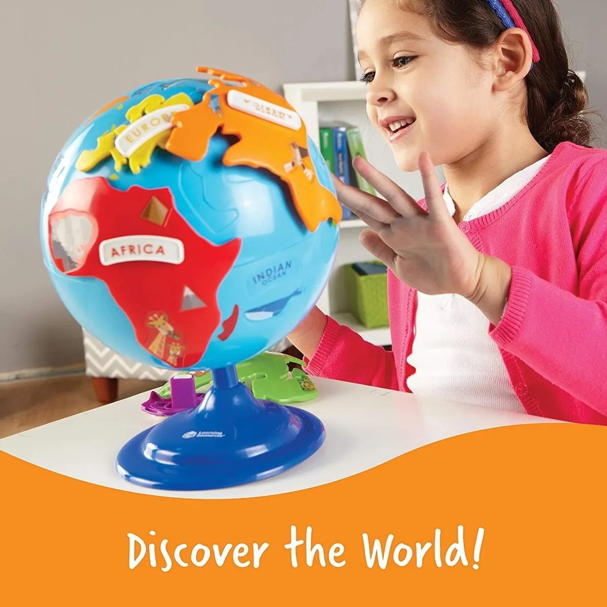 LEARNING RESOURCES - Rompecabezas Globo Terraqueo Learning Resources Niños