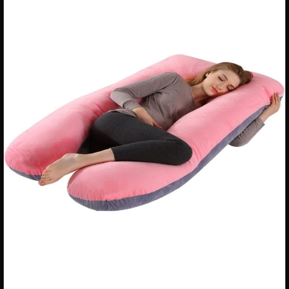GENERICO - Cojín Maternal Para Embarazada Super Cómodo - ROSA