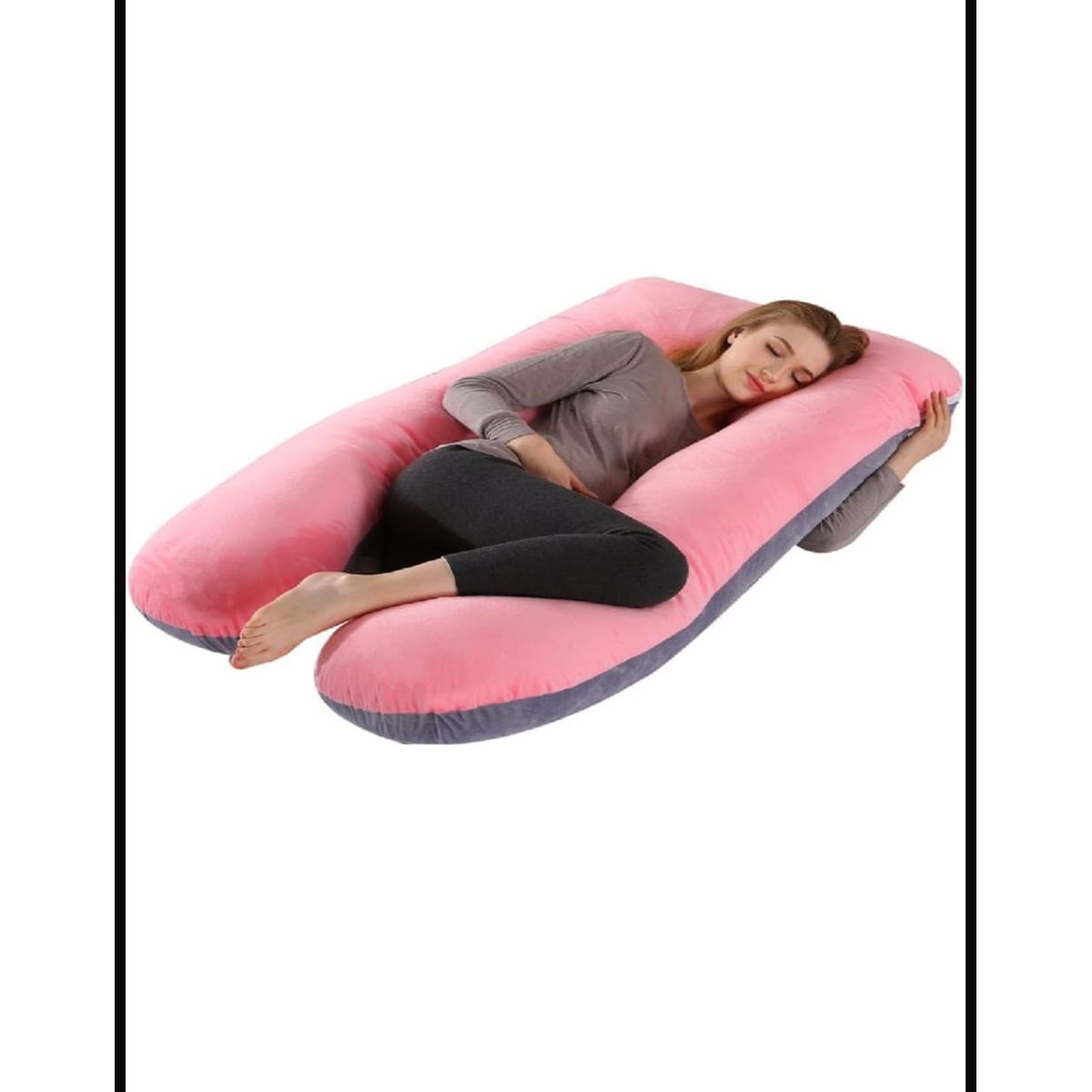 GENERICO - Cojín Maternal Para Embarazada Super Cómodo - ROSA