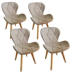 CORI CORI - Pack 4 Silla Mariposa Lino Beige