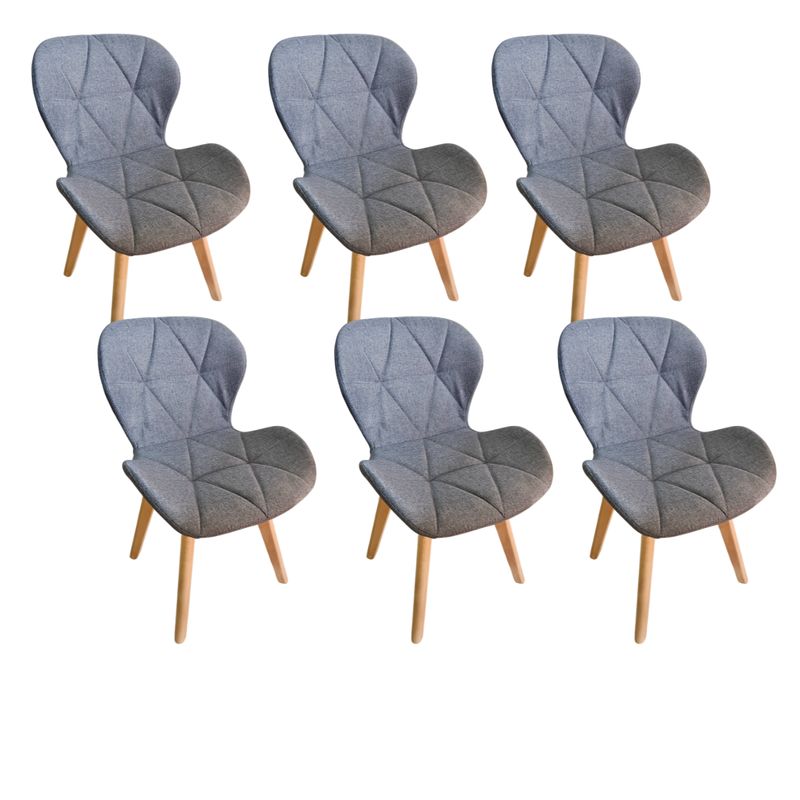CORI CORI - Pack 6 Silla Mariposa Lino Gris