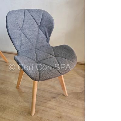 Imagen 2 del producto Pack 6 Silla Mariposa Lino Gris