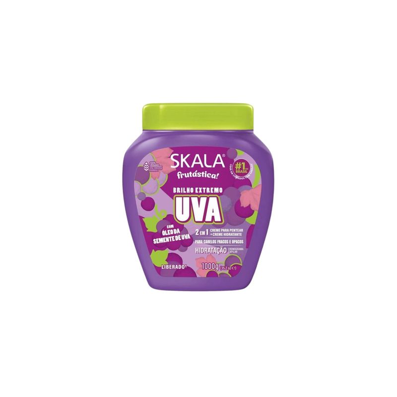 SKALA - Mascara Capilar Skala Uva 1000ml  Brillo Extremo