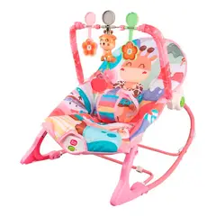 GENERICO - Silla Mecedora Vibradora Para Bebés Rosado