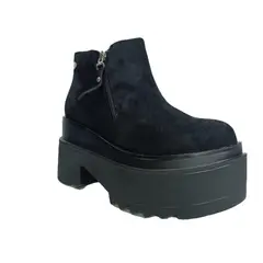 POZATINI - BOTIN GAMUZA PLATAFORMA MUJER