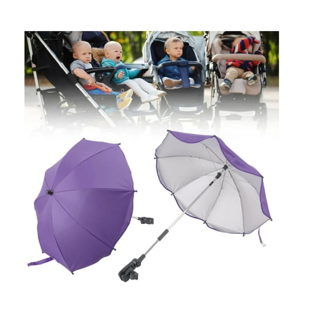 MOVI - Sombrilla con Filtro UV para Coche de Bebé