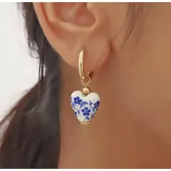 GENERICO - Aros Corazón griego acero inoxidable