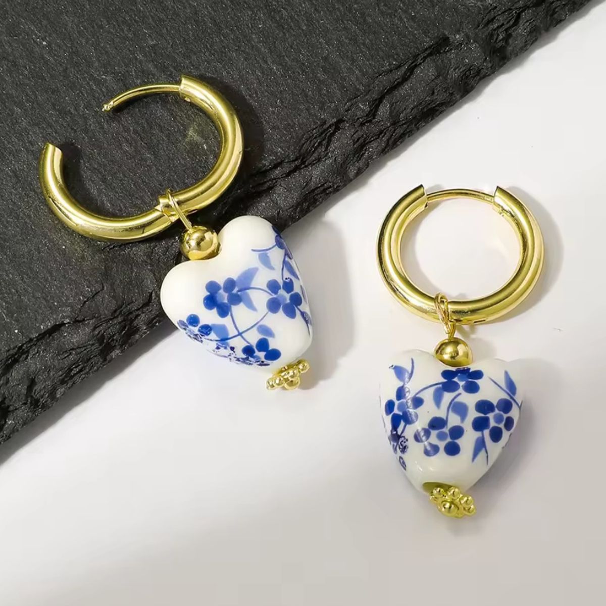 GENERICO - Aros Corazón griego acero inoxidable