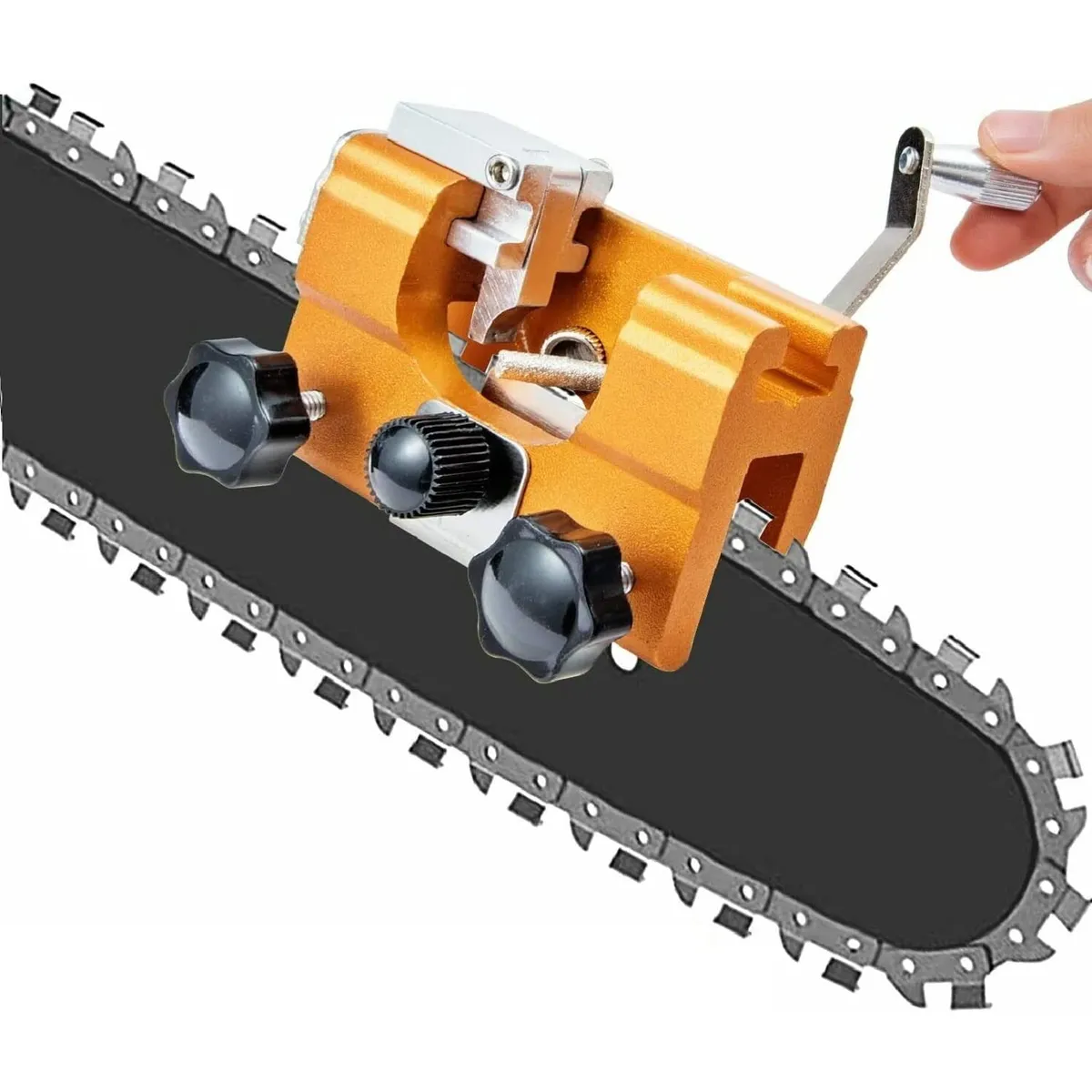 PUREPOWER - Afilador manual adecuado para todo tipo de cadena y sierras eléctricas.