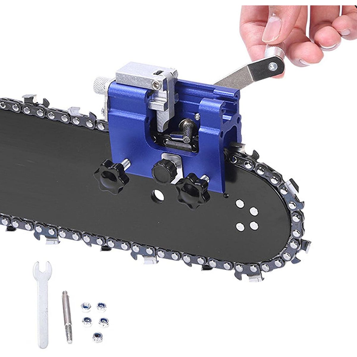 PUREPOWER - Afilador manual adecuado para todo tipo de cadena y sierras eléctricas