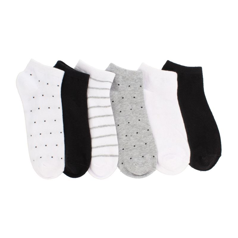 BATA - Calcetines Mujer Bata 6 Pack Liner Diseño Multicolor_.