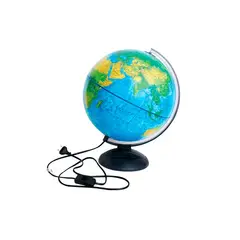 GENERICO - Globo Terráqueo Replogle Azul Con Luz 30 cm.