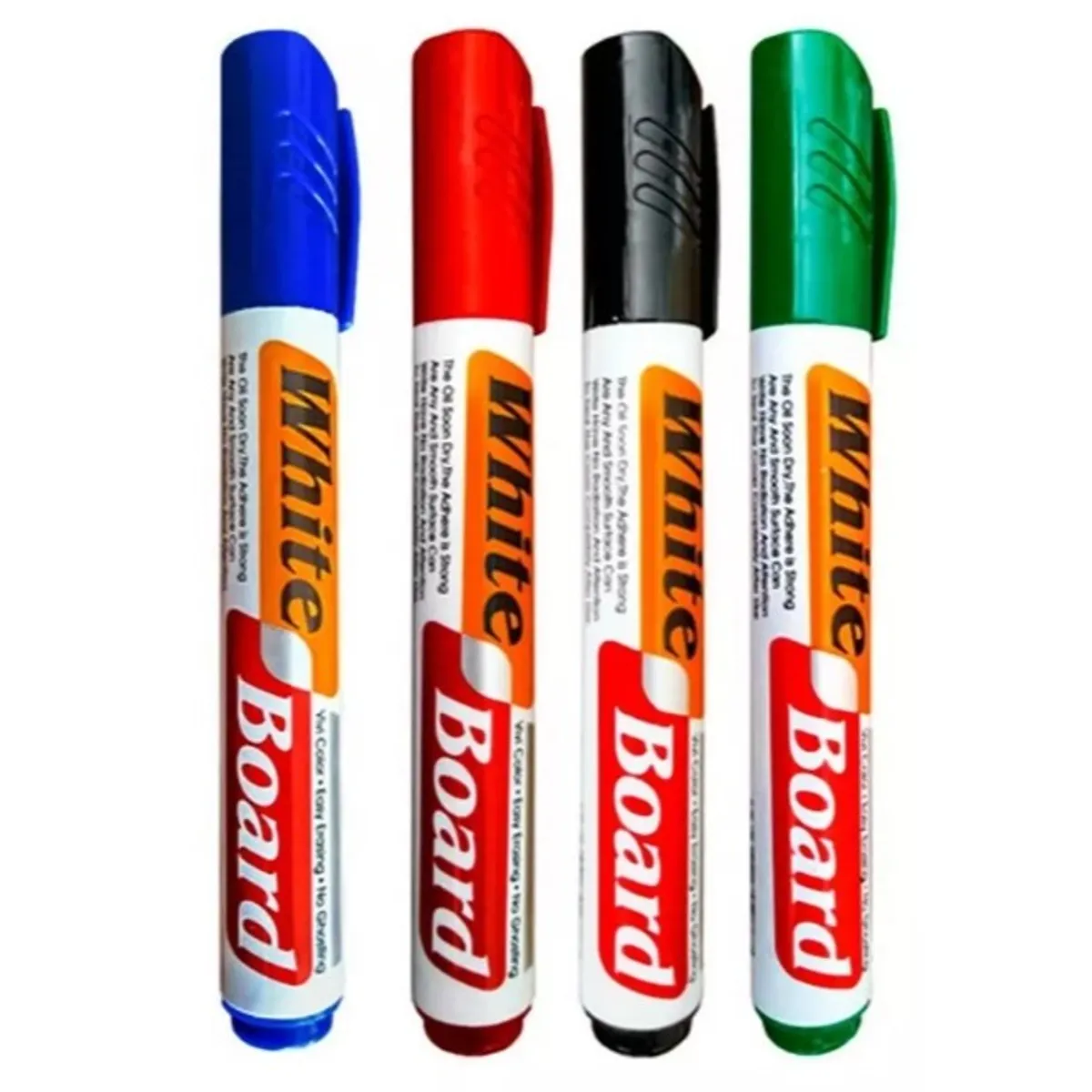 GENERICO - 4 Plumones Para Pizarras Acrilicas Blancas Oficina Colegio