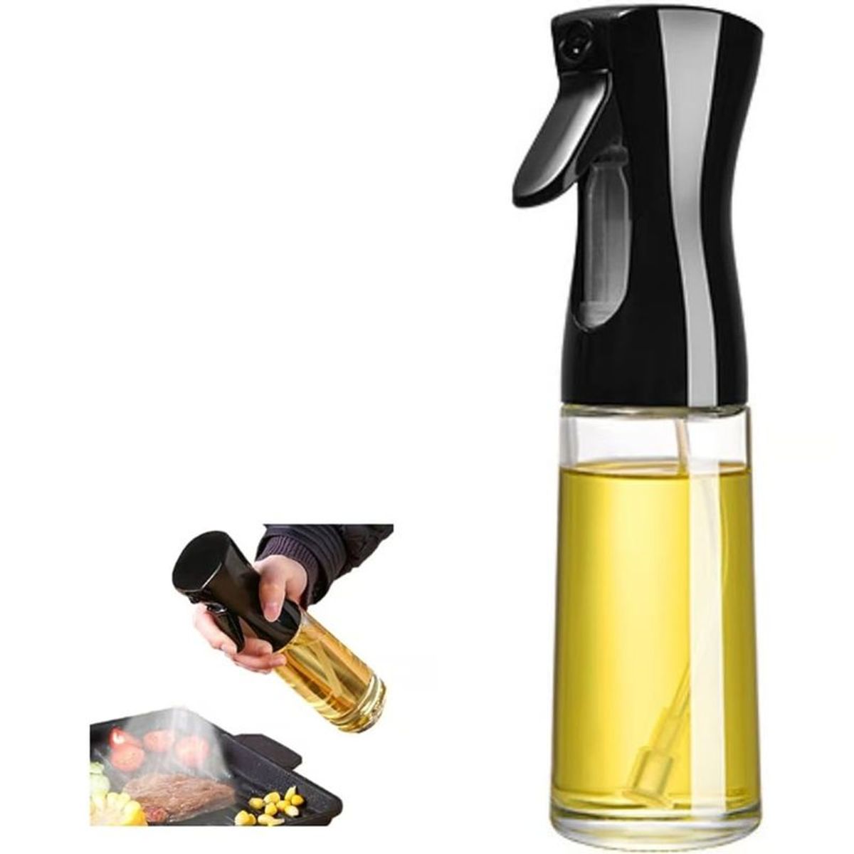 MOVI - Pulverizador de Aceite Cocina 300 ml Antiderrame