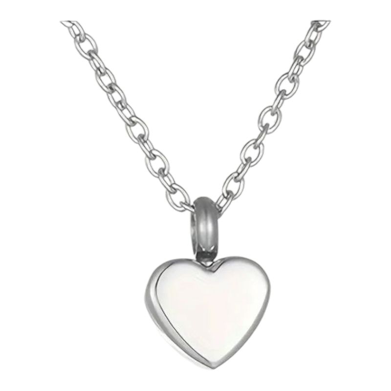 GENERICO - Collar relicario cremación urna HEART