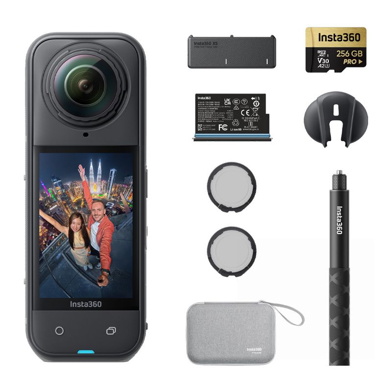 INSTA 360 - Cámara de acción Insta360 X5 Paquete básico