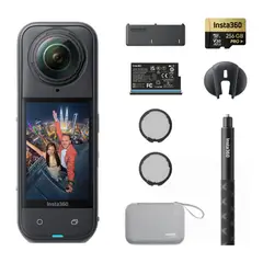 INSTA 360 - Cámara de acción Insta360 X5 Paquete básico