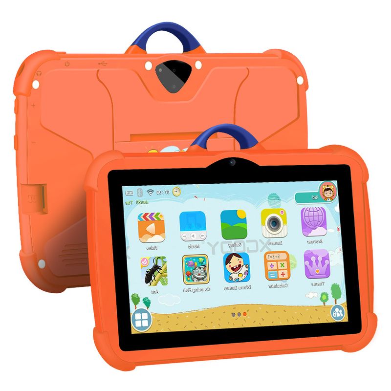 BLWOENS - Tablet para Niños 7 Pulg Nodizz con Control Parental 16GB- - Naranja.